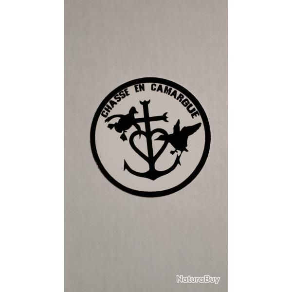 Autocollant chasse gibier d'eau camargue