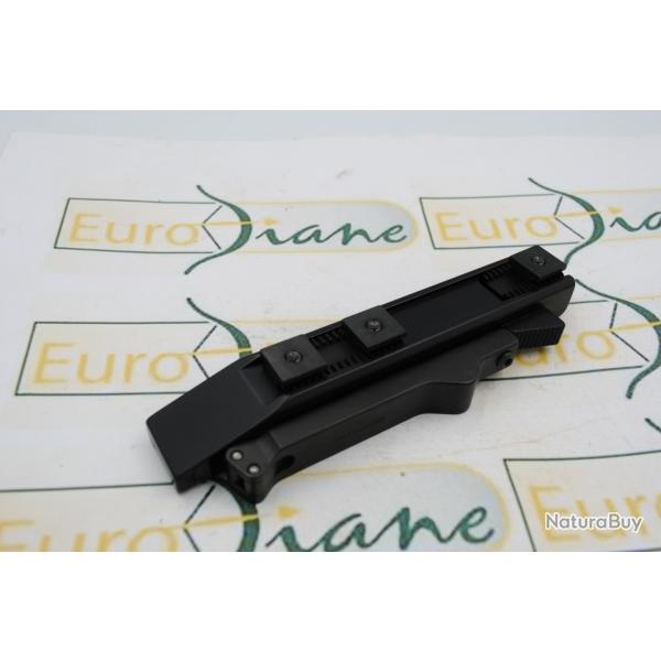 Montage Recknagel avec verrouillage par levier pour rail SR (swaroski, Kahles) pour Haenel Jaeger 9