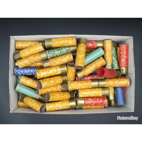 Lot de 100 cartouches vides cal.10/75