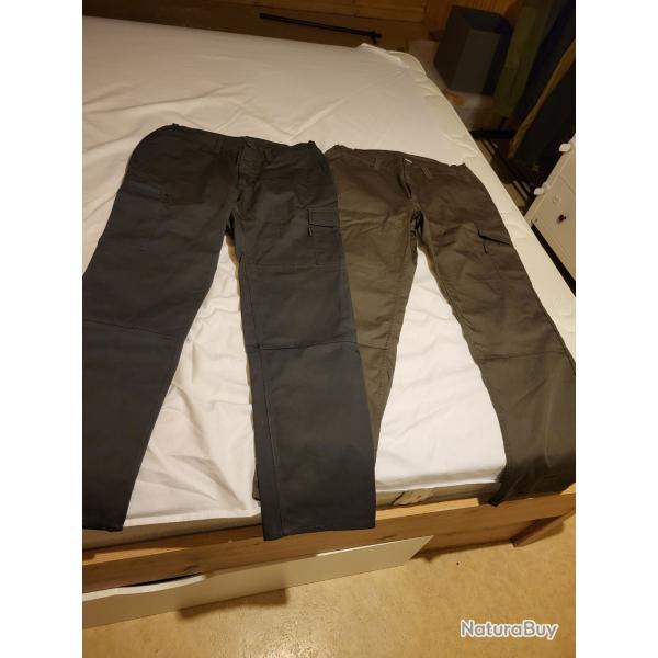 Lot 2 pantalons solognac taille xl