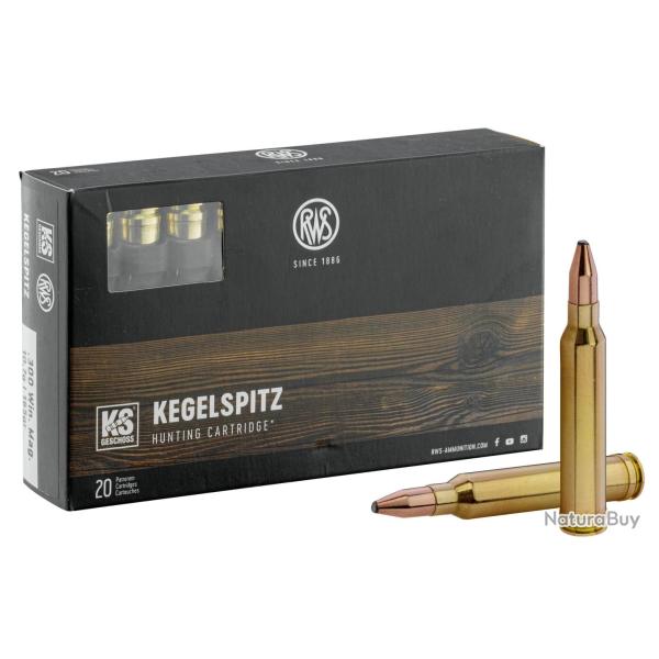 RWS .300 Win Mag Double noyau DK 165 gr / 10.7 g - DK 165 gr / 10.7 g