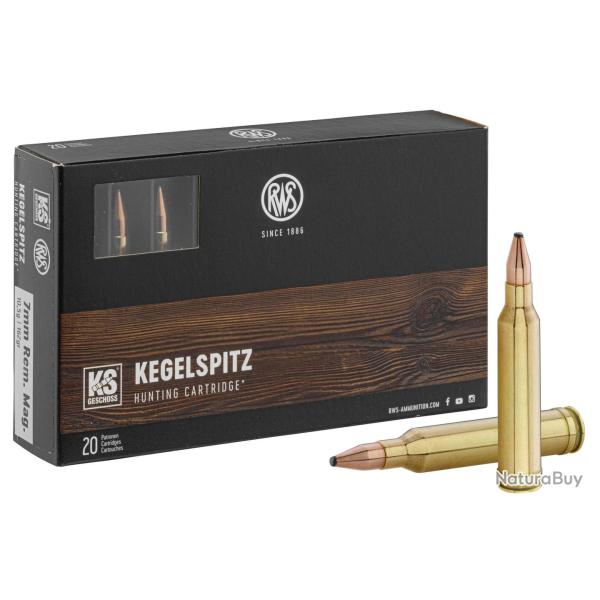 Munition grande chasse RWS Cal. 7 mm Rem Mag