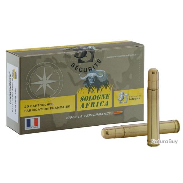 Munition  percussion centrale Benett Cal. 458 Win. Mag.