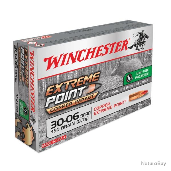 BALLES 30-06SPR EXTREME POINT LF 150GR X20
