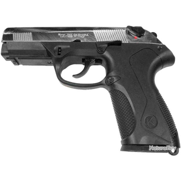 PISTOLET PK4 C9MM PA CHROME