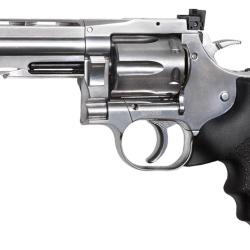 R&eacute;plique airsoft revolver Dan wesson 715 CO2 silver 4 Pouces - ASG