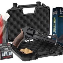 Pack Airsoft revolver CO2 CHIAPPA RHINO 60DS + Co2 + billes + cible + mallette - PACK RHINO 60DS NOI