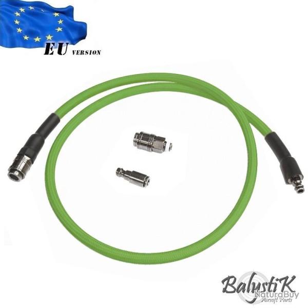 BALYSTIK DELUXE REMOTE LINE FOR HPA REGULATOR -EU- LIME GREEN