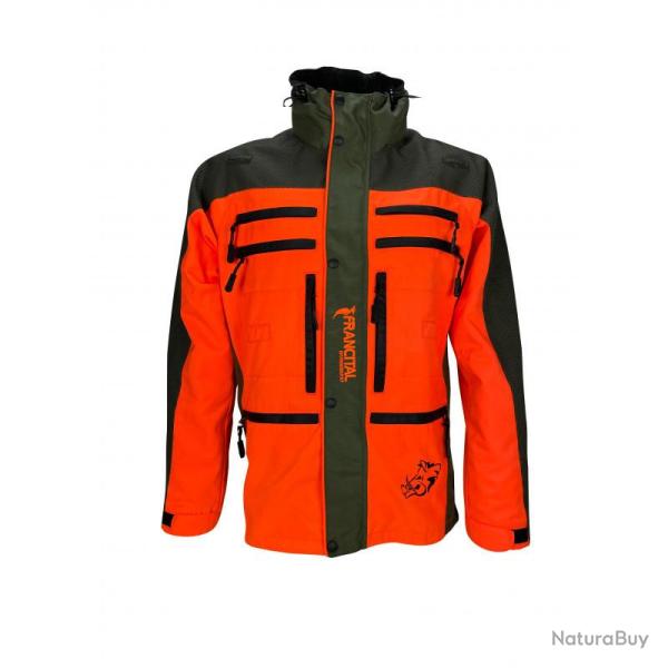 VESTE DE TRAQUE FRANCITAL CERBERE NF S 74-567 - VERT S