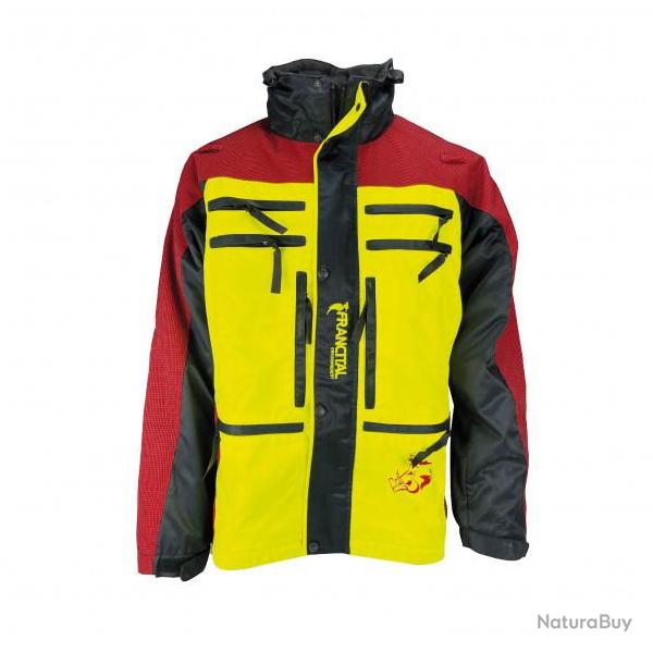 VESTE DE TRAQUE FRANCITAL CERBERE NF S 74-567 - Jaune S