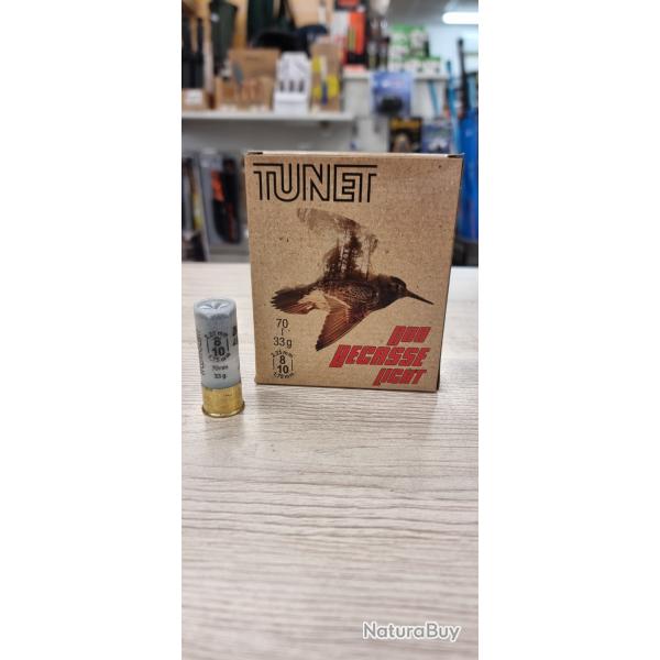 5 boites de 10 cartouches tunet duo becasse light cal 12