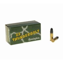 Balles 22 LR Remington Thunderbold Hight Velocity RN - 40 gr