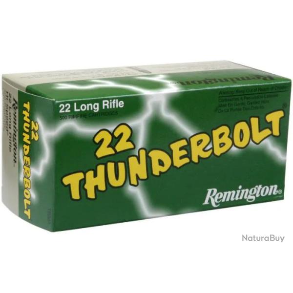 Balles 22 LR Remington Thunderbold Hight Velocity RN - 40 gr x500