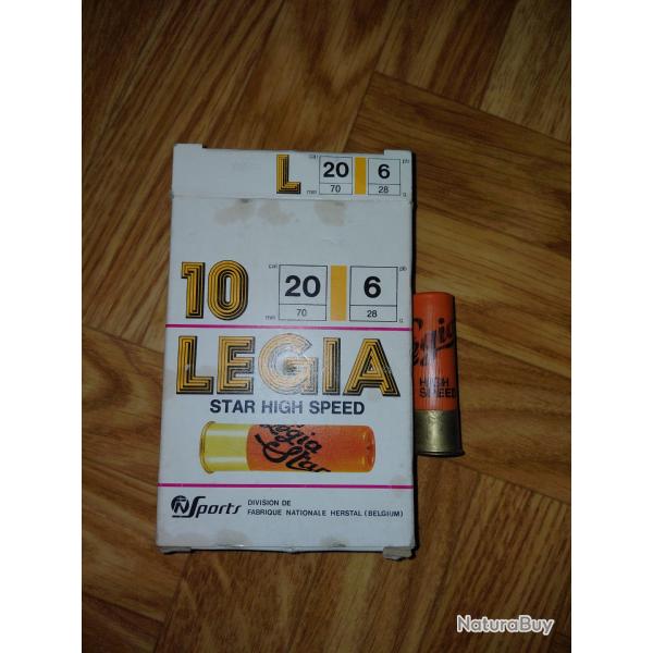 Vends cartouches legia calibre 20