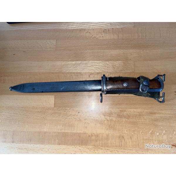 Ba�onnette norv�gienne Krag 1894 94/14 -usm1 -Waa WW2.