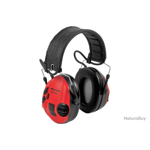Casque �lectronique SportTac Peltor Noir / Rouge