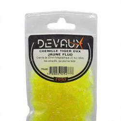 Chenille DEVAUX Tiger jaune fluo