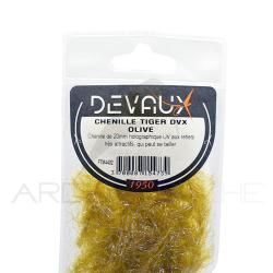 Chenille DEVAUX Tiger Olive