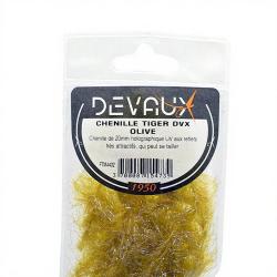 Chenille DEVAUX Tiger Olive