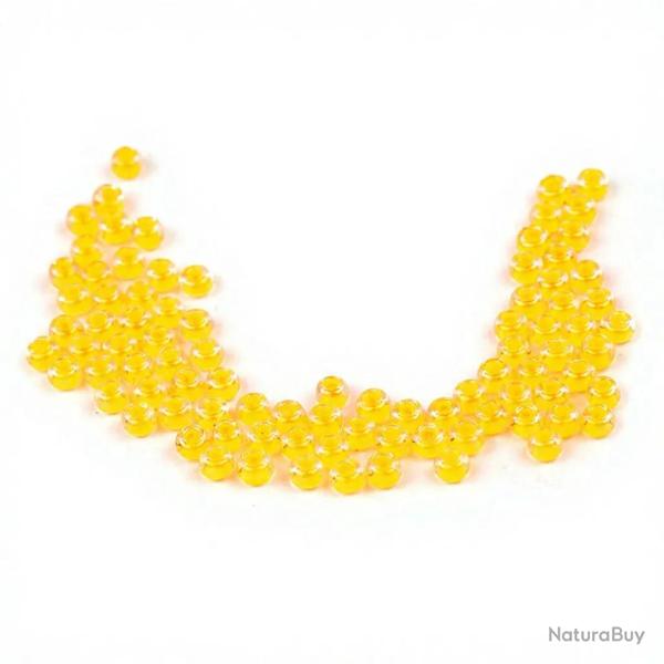 Bead Glass DEVAUX orange fluo