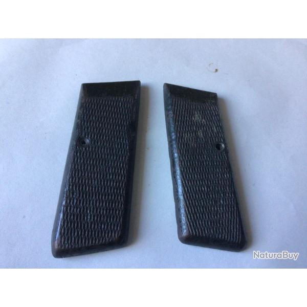 VENDU PAR LE-CUIRASSIER PAIRE DE PLAQUETTES POUR PISTOLET BROWNING FN 10/22