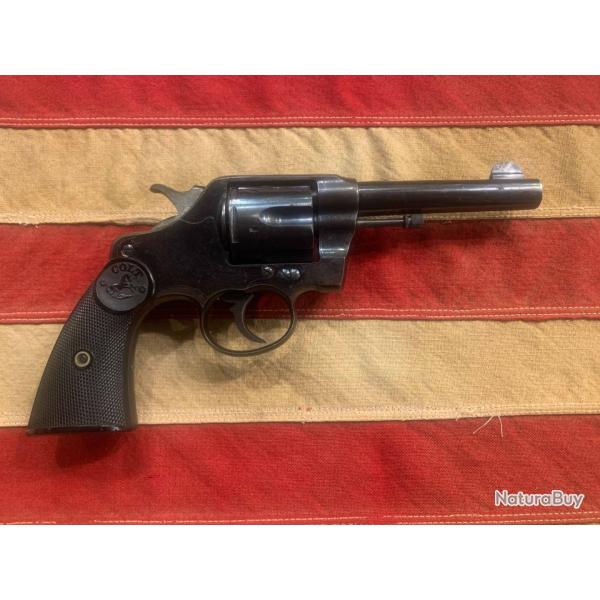 Colt New Army calibre 38 fabrication tardive canon 4" 1/2