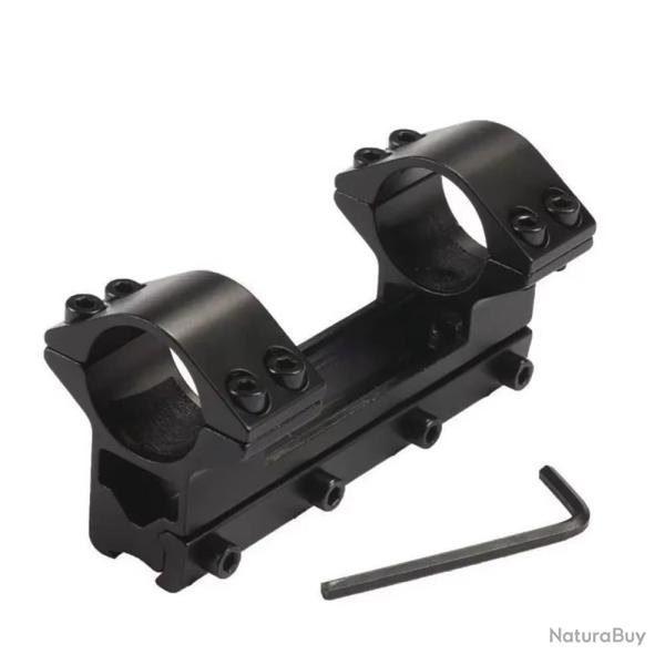 Monobloc tunnel pour rail 11 mm et lunette avec tube de 25.4 (1")