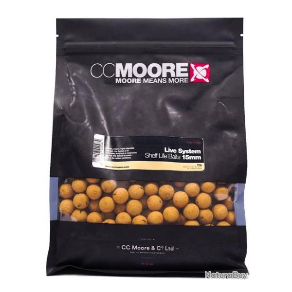 CCMOORE BOUILLETTES LIVE SYSTEM SHELF LIFE CCMOORE 1kg 18 mm