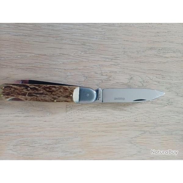 Couteau MERCURY 2 pi�ces manche bois de cerf