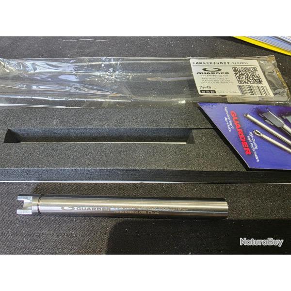 Canon de pr�cision 6.02 85mm Guarder Stainless Edition pour KJ G19/23 (NEUF)