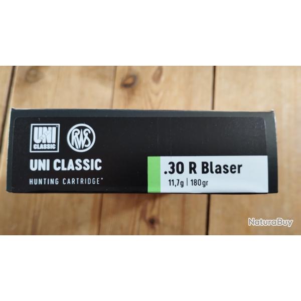 .30 R Blaser RWS 180gr uni classic bte 20