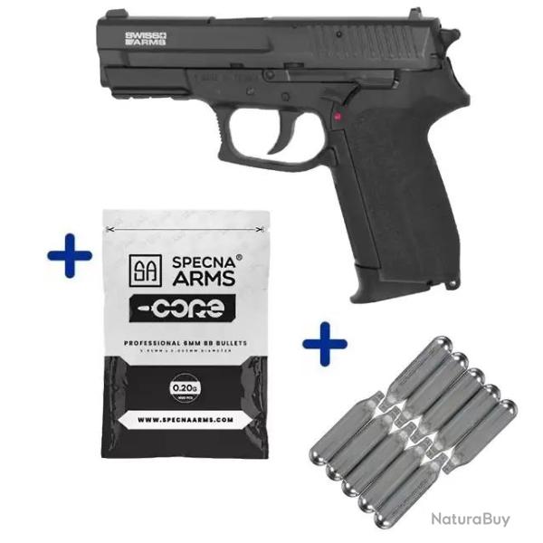 Pack Airsoft SP2022 MLE Co2 Swiss Arms