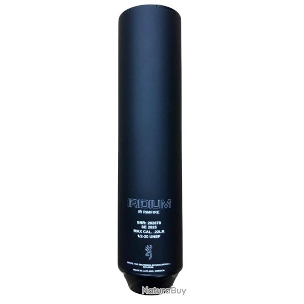 MOD�RATEUR DE SON BROWNING IRIDIUM IR RIMFIRE - Cal: 22LR - 1/2-20 UNF