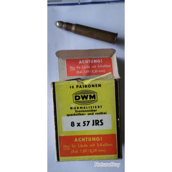 Balles Calibre 8x57 JRS 8 grammes