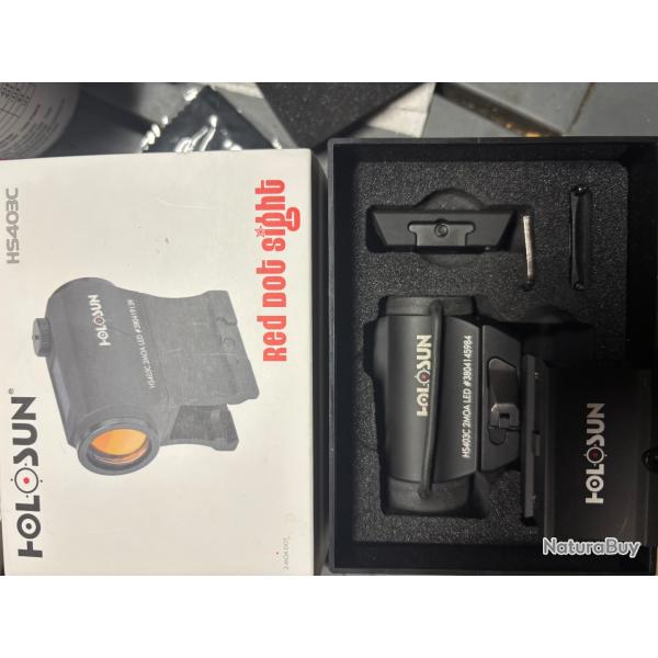 Montage amovible sauer 303 AVANT 2019 + Holosun 403C solaire