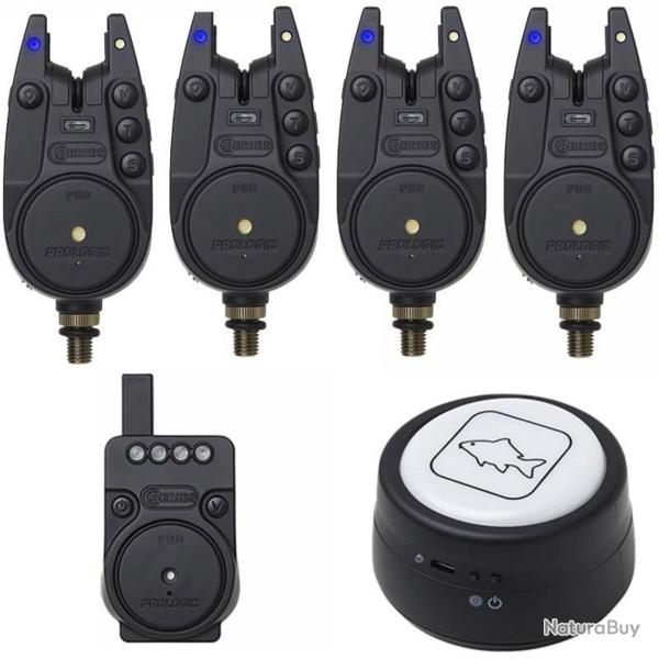 Coffret de 4 detecteurs PROLOGIC C S�RIES + Centrale+ Lampe de Biwy