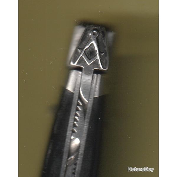 FRANC MACON LAGUIOLE FIBRE VERRE d�cor SWAROVSKI gratuit Pr�nom grav� lame couteau