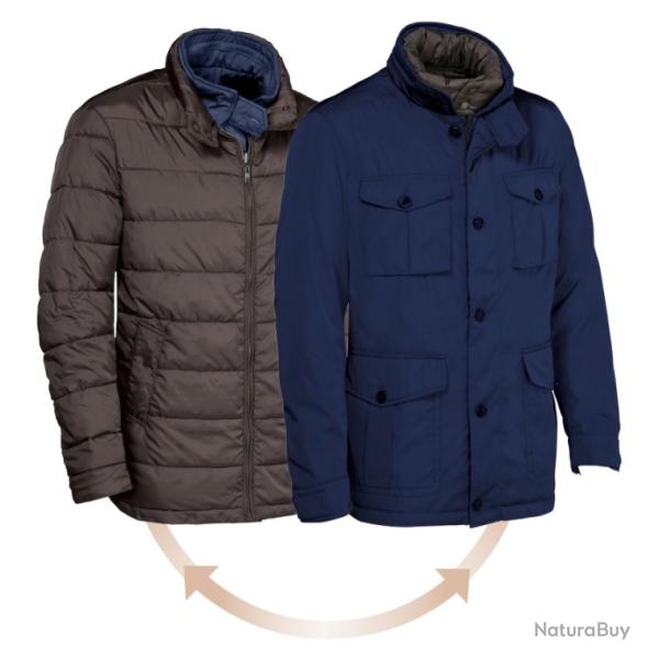 Parka r�versible Verney-Carron Marron/Marine