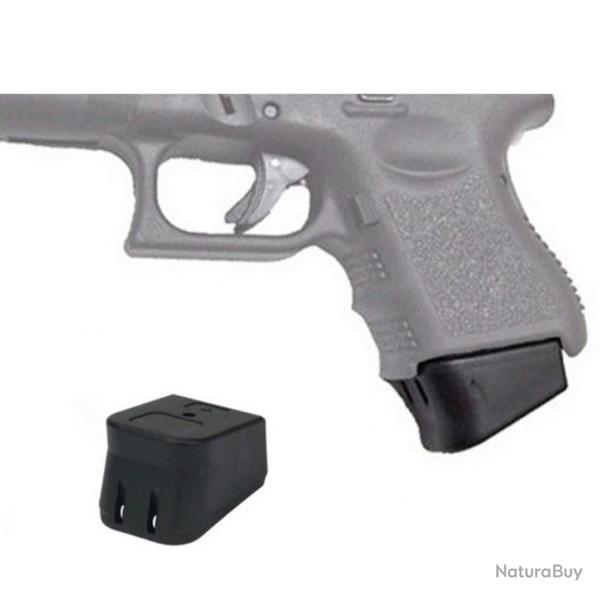Extension de chargeur +2 munitions pour Glock.