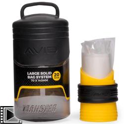 Kit Sac PVA Avid Carp Transfer Solid Bag System Loader Large