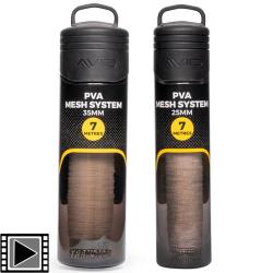Kit Filet PVA Avid Carp Transfer PVA Mesh System 7m 35mm