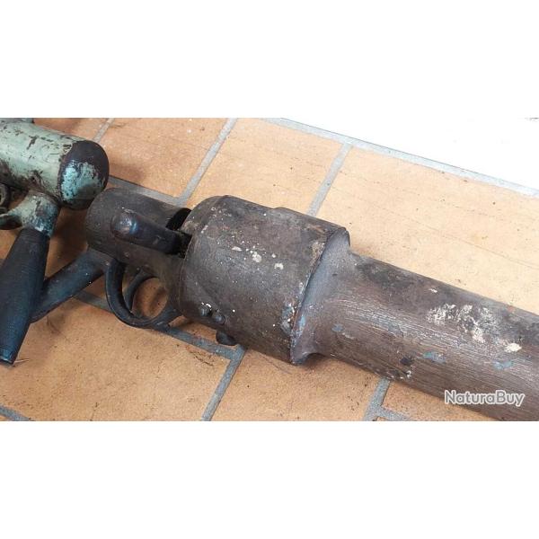 CANON CANARDIER DARNE MODELE 1896 CALIBRE 40 SUR AFFUT RESSORTS France XIX eme Categorie D