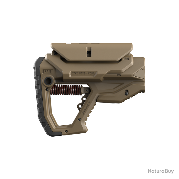 Crosse FAB Defense GL-CORE IMPACT CP avec r�duction de recul r�glable et appui joue - Coyote