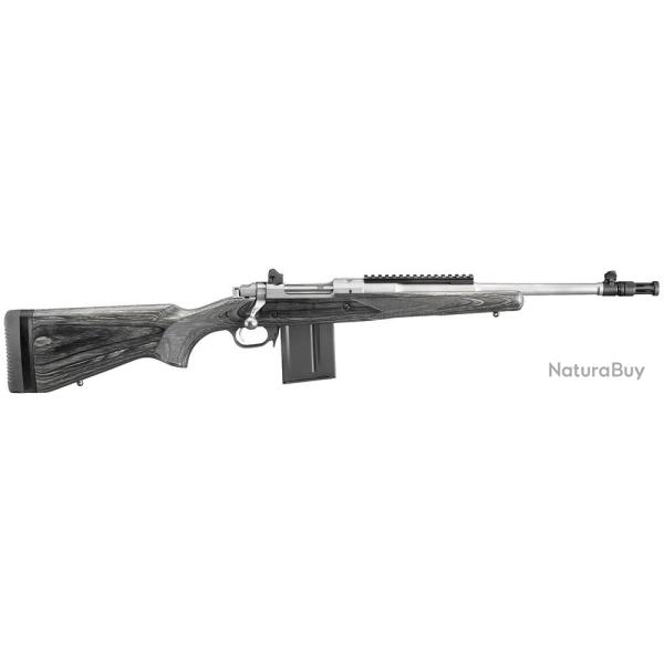 RUGER KM77 Scout Gunsite Inox Cache Flamme Cal. 308w