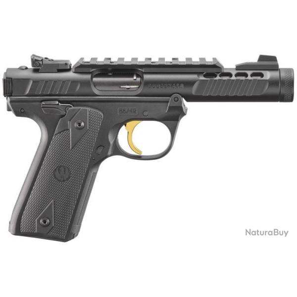 Ruger Mark IV 22/45 Lite Black/gold Cal 22LR