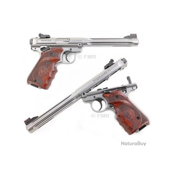 RUGER MARK IV INOX TARGET HUNTER FLUTE 6.7/8" Cal 22 lr
