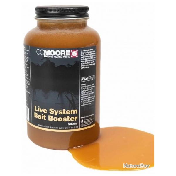 CCMOORE LIQUID LIVE SYSTEM BAIT BOOSTER 500ML CCMOORE