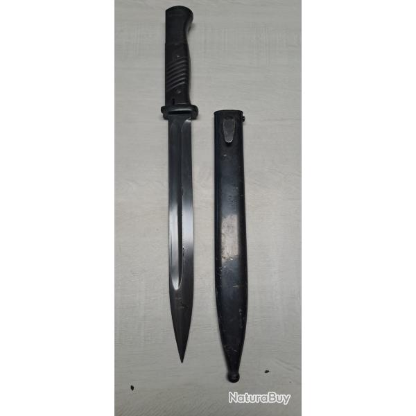Baionette mauser k98 s/155g lame bleue