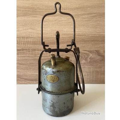 ANCIENNE LAMPE DE mineur ARRAS acétylène ART POPULAIRE AUTHENTIQUE EUR