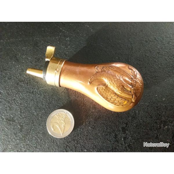 Poire � poudre noire en cuivre Baby Calibre 31